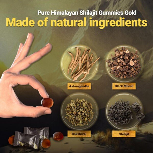 Natureviah  Pure Shilajit Gummies – Now 6-in-1 Support