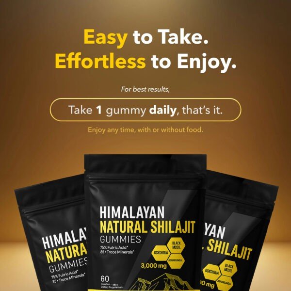 Natureviah  Pure Shilajit Gummies – Now 6-in-1 Support