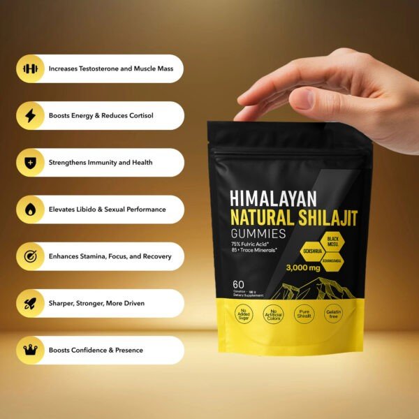 Natureviah  Pure Shilajit Gummies – Now 6-in-1 Support